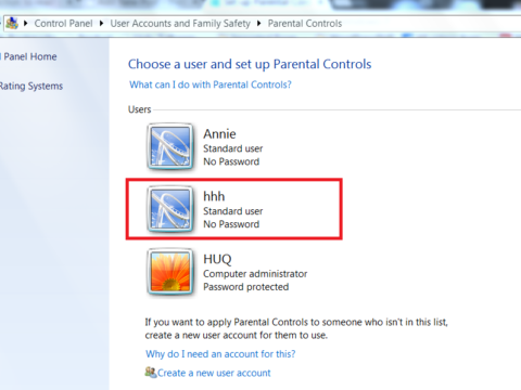 parent controls