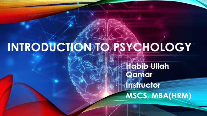 BBA-104-Intoduction-to-Psychology-Lecture1-Introduction-PU