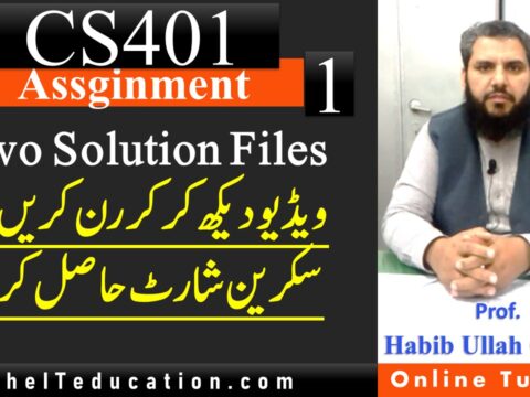 CS401 Assignment No.1 Spring 2021 | Run on Debugger and take snapshots cs401 assignment 1 spring 2021 solution file download