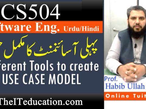 CS504 Assignment 1 Solution Spring 2021 cs504 assignment 1 Solution - Spring 2021 - Complete guidleline how to create Use Case and Functional Requirement