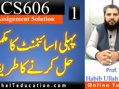 CS606 Assignment 1 Solution Spring 2021 cs606 assignment 1 solution Spring 2021