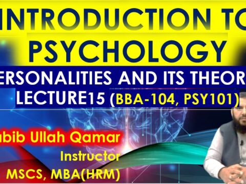 Personality and its theories intro to it
