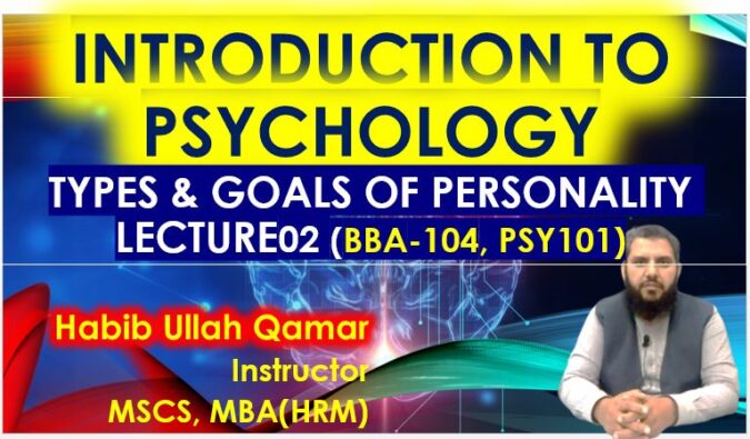 Types and Goals of Psychology | Psychology Lectures in Urdu / Hindi | Lecture 2
