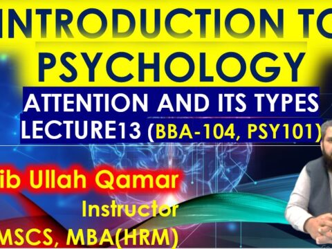 attention and its types intro to phycology