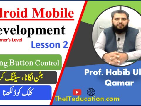 Android App Development Urdu Hindi - Adding Button Contols in Android Studio