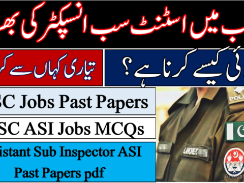 PPSC Sub Inspector Jobs 2021 Past Papers 2021