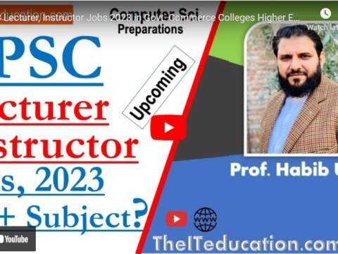 PPSC Lecturer Jobs 2023